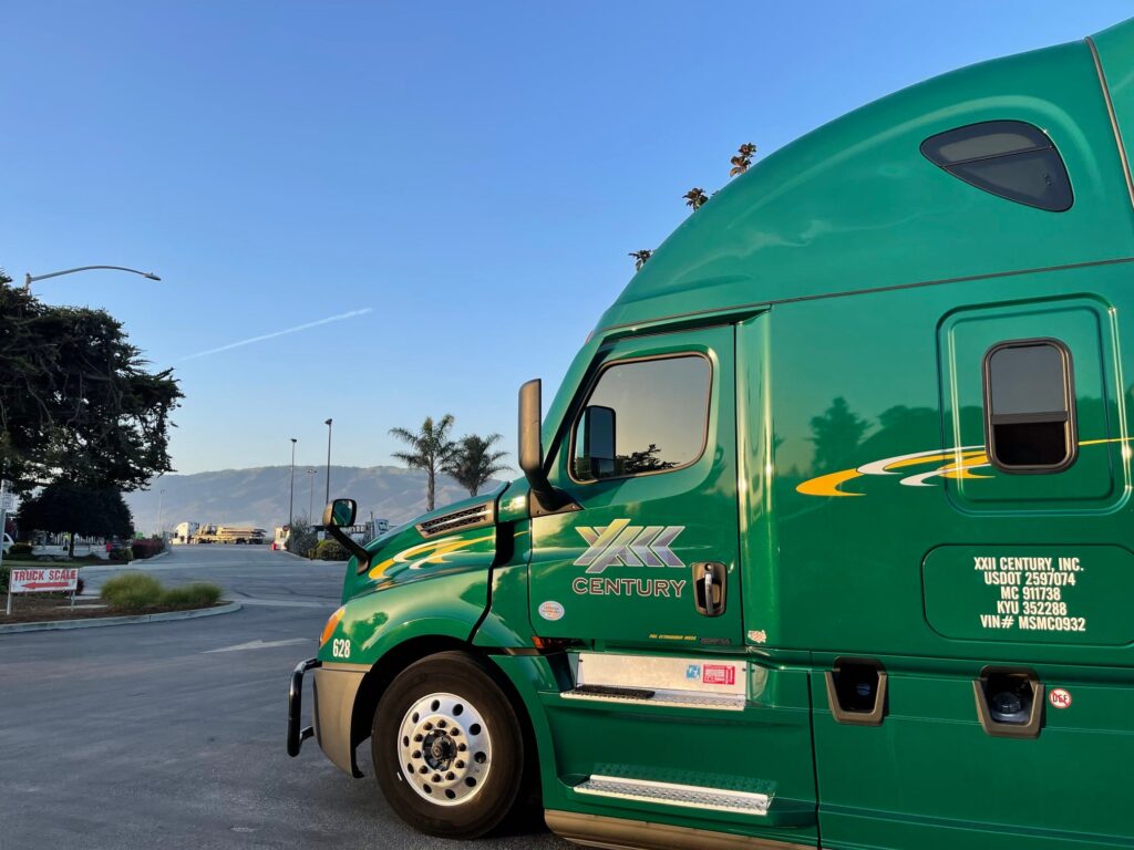 green truck